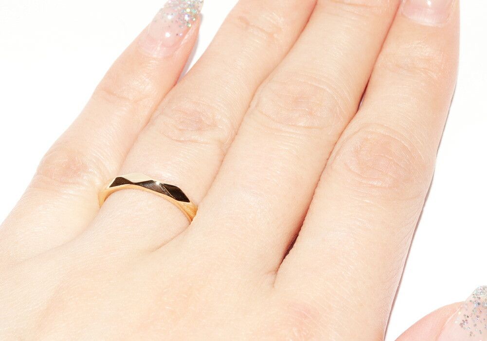 Other Boucheron Boucheron Facette Au750 Ring Precious Metal Ring JAL00092 DUTY FREE for USA Size ONE SIZE - 6 Thumbnail