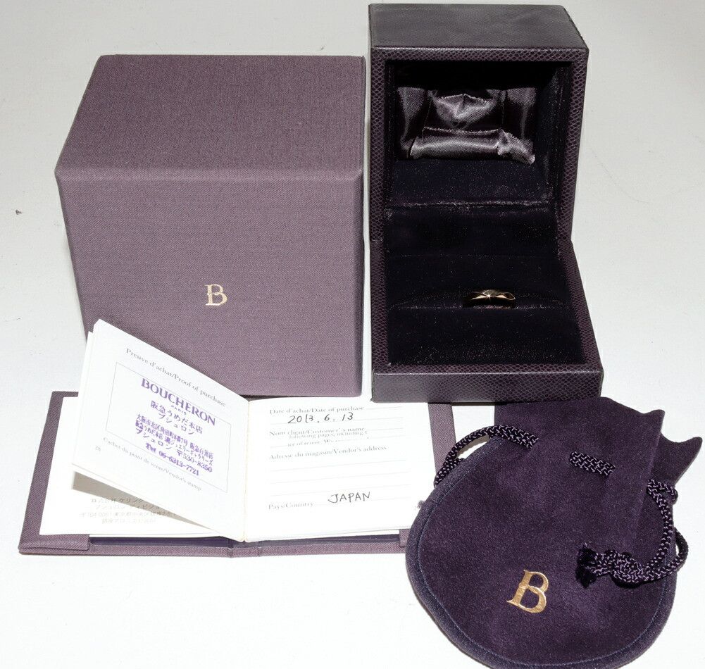 Other Boucheron Boucheron Facette Au750 Ring Precious Metal Ring JAL00092 DUTY FREE for USA Size ONE SIZE - 3 Thumbnail