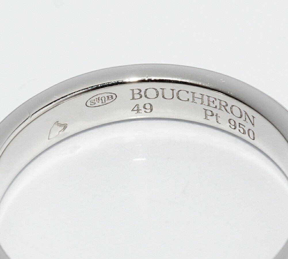 Other Boucheron Boucheron Godron Pt950 Platinum Ring Size 49 Precious Metal Ring JAL00113 DUTY FREE for USA Size ONE SIZE - 4 Thumbnail