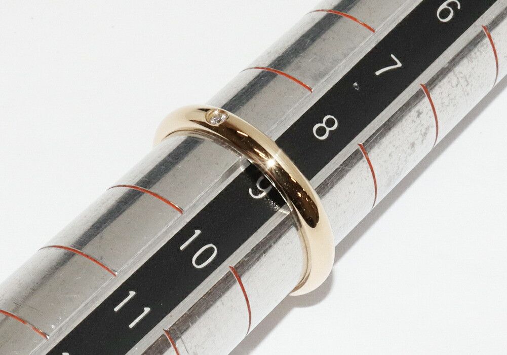 Cartier Cartier Cartier 1895 Wedding Ring Au750 Diamond Ring Size 49 Precious Metal Ring B40576 DUTY FREE for USA Size ONE SIZE - 2 Thumbnail