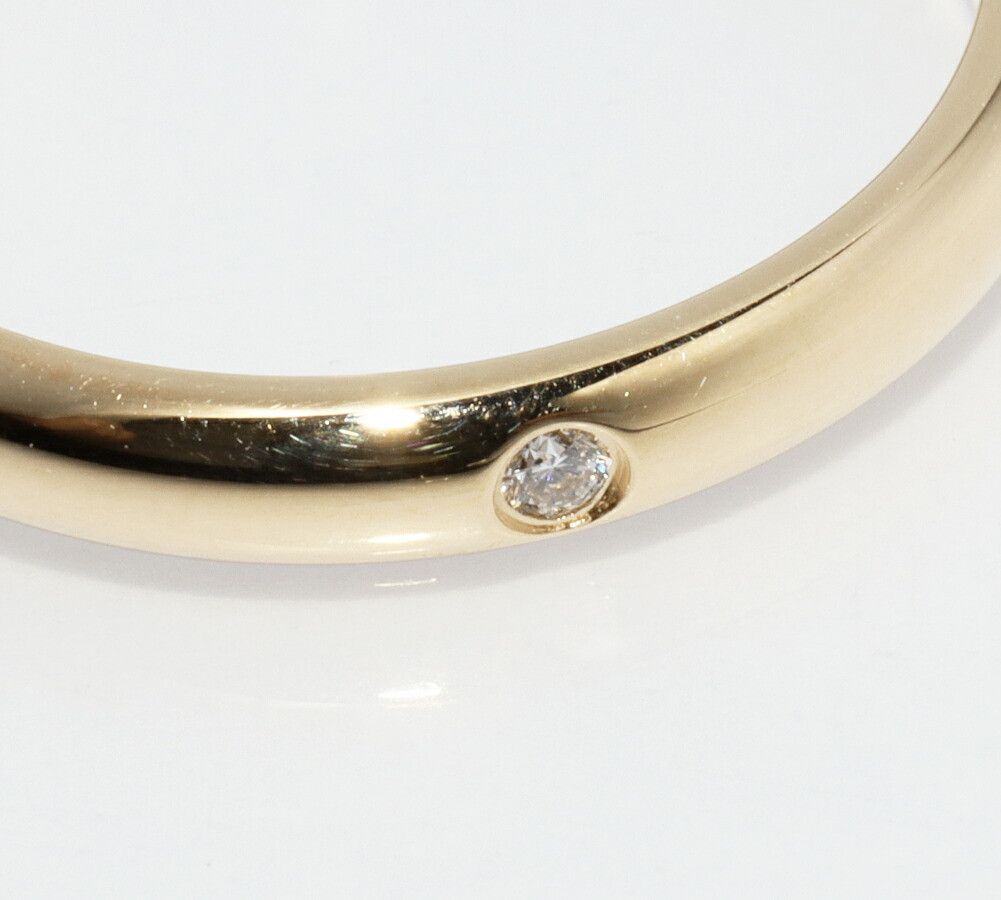 Cartier Cartier Cartier 1895 Wedding Ring Au750 Diamond Ring Size 49 Precious Metal Ring B40576 DUTY FREE for USA Size ONE SIZE - 5 Thumbnail