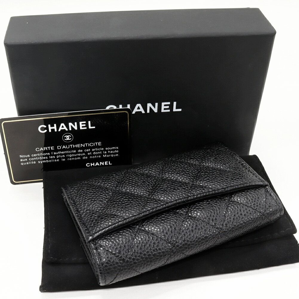 Chanel Chanel Chanel Caviar Skin Card Case Leather Card Case AP0214 DUTY FREE for USA Size ONE SIZE - 2 Thumbnail