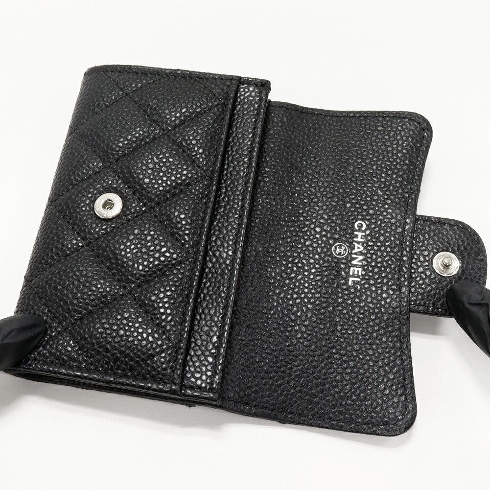 Chanel Chanel Chanel Caviar Skin Card Case Leather Card Case AP0214 DUTY FREE for USA Size ONE SIZE - 3 Thumbnail