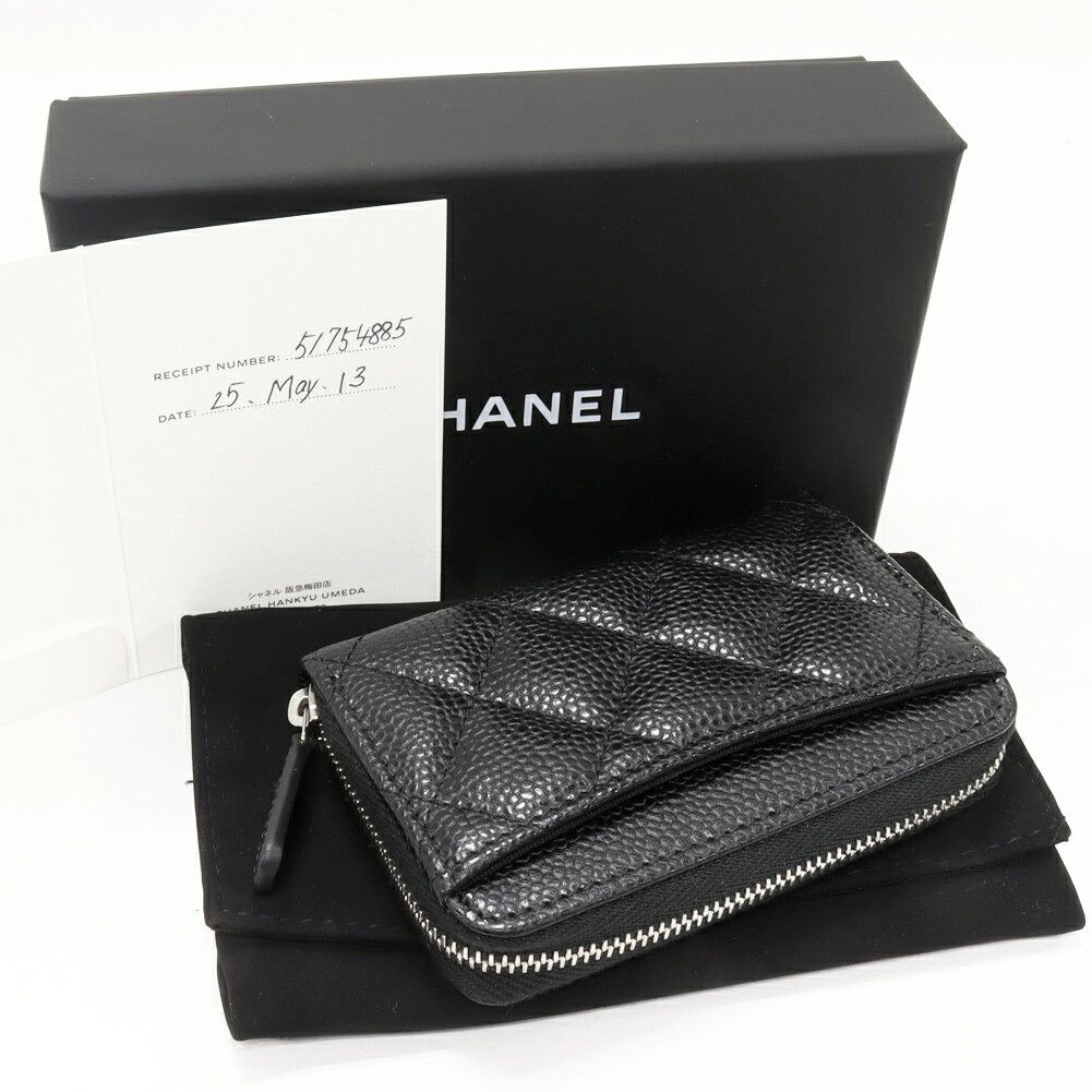 Chanel Chanel CHANEL Classic Caviar Skin Coin Purse Leather Coin Case AP0216-Y01588-C3906 DUTY FREE for USA Size ONE SIZE - 2 Thumbnail