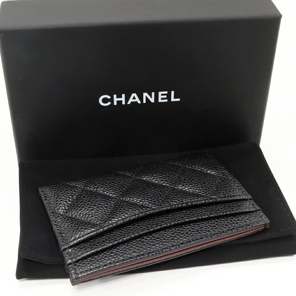 Chanel Chanel Chanel Classic Caviar Card Case Leather Card Case AP0213 DUTY FREE for USA Size ONE SIZE - 2 Thumbnail