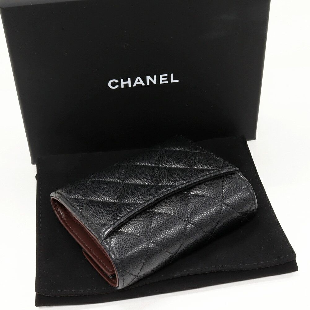 Chanel Chanel Chanel Timeless Classic leather compact wallet Leather Short Wallet AP0229 B10583 C3906 DUTY FREE for USA Size ONE SIZE - 2 Thumbnail