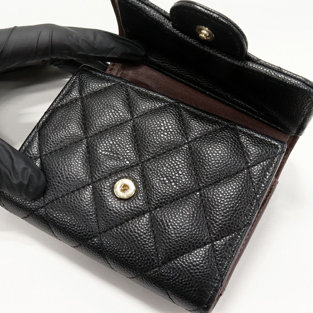 Chanel Chanel Chanel Timeless Classic leather compact wallet Leather Short Wallet AP0229 B10583 C3906 DUTY FREE for USA Size ONE SIZE - 5 Thumbnail