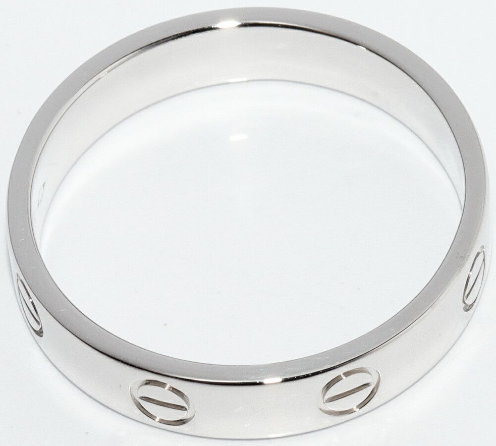 Cartier Cartier Cartier Love Ring Pt950 Platinum Ring Size 57 Precious Metal Ring B40853 DUTY FREE for USA Size ONE SIZE - 3 Thumbnail