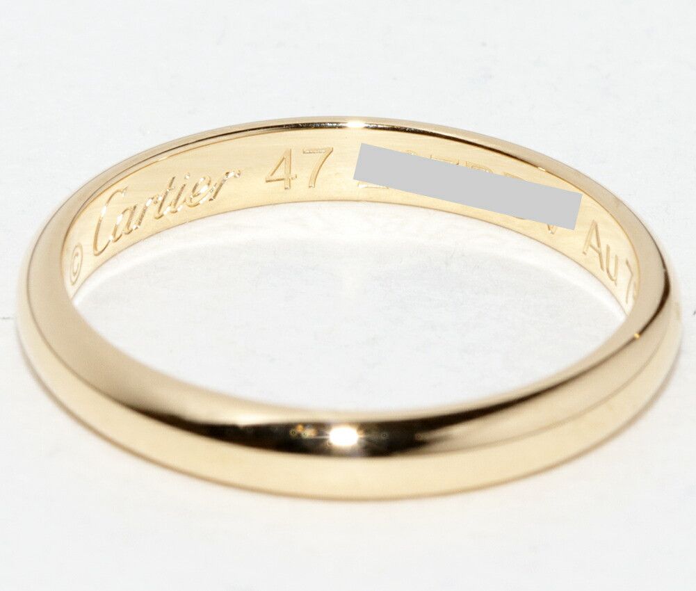 Cartier Cartier Cartier 1895 Wedding Ring Au750 Ring Size 47 Precious Metal Ring B40023 DUTY FREE for USA Size ONE SIZE - 5 Thumbnail