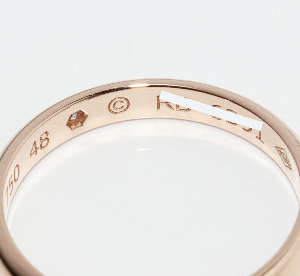 Cartier Cartier Cartier 1895 Wedding Ring Au750 Diamond Ring Size 8 Precious Metal Ring B40882 DUTY FREE for USA Size ONE SIZE - 4 Thumbnail