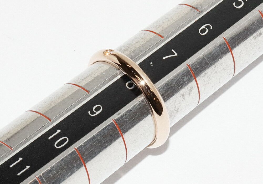 Cartier Cartier Cartier 1895 Wedding Ring Au750 Diamond Ring Size 8 Precious Metal Ring B40882 DUTY FREE for USA Size ONE SIZE - 2 Thumbnail
