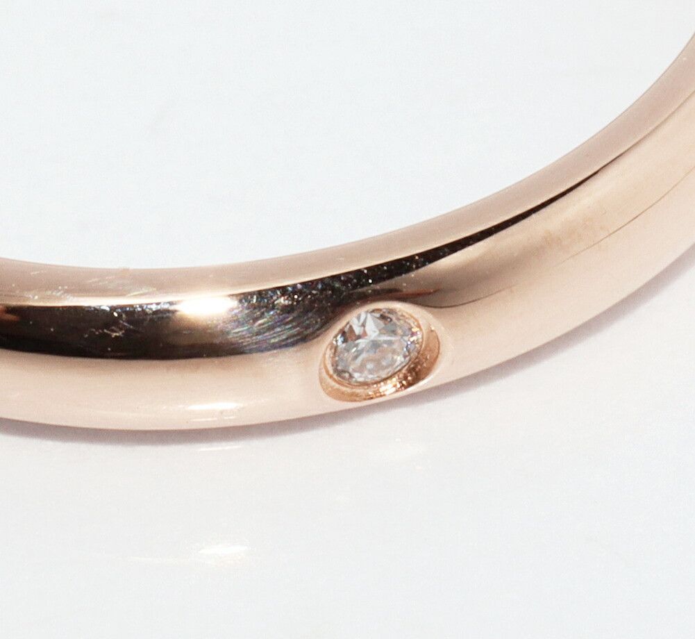 Cartier Cartier Cartier 1895 Wedding Ring Au750 Diamond Ring Size 8 Precious Metal Ring B40882 DUTY FREE for USA Size ONE SIZE - 5 Thumbnail