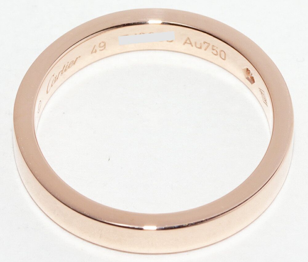 Cartier Cartier Cartier C de Cartier Engraved Au750 Pink Gold Diamond Ring Size 49 Precious Metal Ring B40864 DUTY FREE for USA Size ONE SIZE - 4 Thumbnail