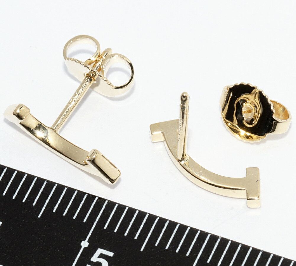 Tiffany & Co. Tiffany & Co. Tiffany & Co. T Smile Au750 Earrings Precious Metal Earrings DUTY FREE for USA Size ONE SIZE - 4 Thumbnail