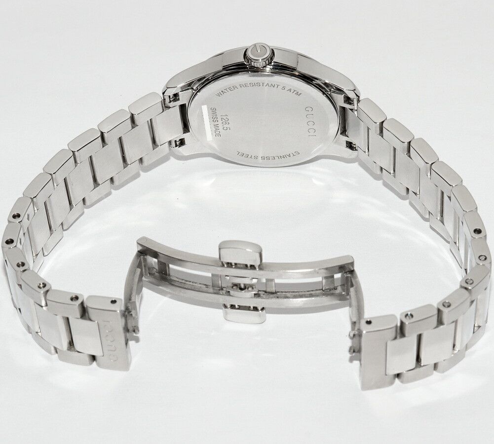 Gucci Gucci Gucci G-Timeless Stainless Steel Watch Metal Quartz 126.5 YA126524 DUTY FREE for USA Size ONE SIZE - 2 Thumbnail