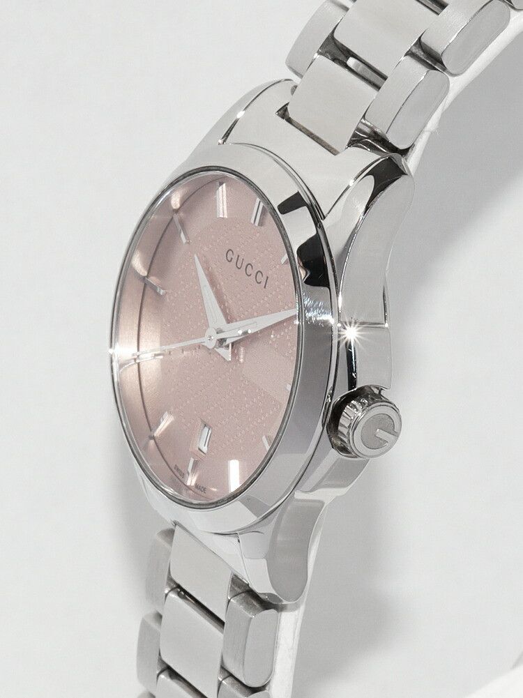 Gucci Gucci Gucci G-Timeless Stainless Steel Watch Metal Quartz YA126524 DUTY FREE for USA Size ONE SIZE - 4 Thumbnail