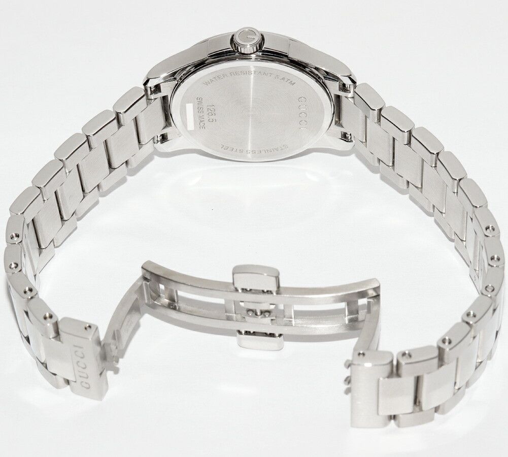 Gucci Gucci Gucci G-Timeless Stainless Steel Watch Metal Quartz YA126524 DUTY FREE for USA Size ONE SIZE - 2 Thumbnail