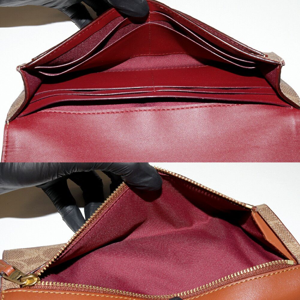 Coach Coach COACH Wyn Soft Wallet Long Wallet Leather Long Wallet C2327 DUTY FREE for USA Size ONE SIZE - 4 Thumbnail