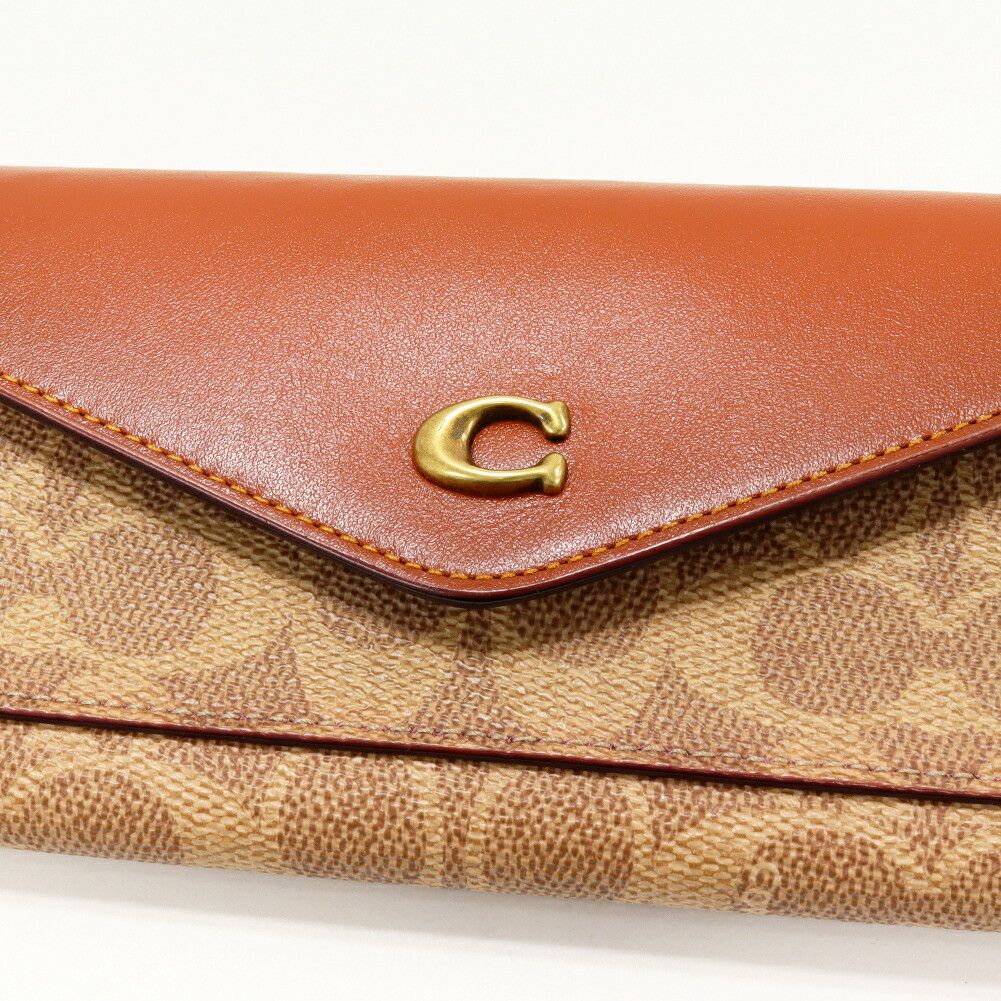 Coach Coach COACH Wyn Soft Wallet Long Wallet Leather Long Wallet C2327 DUTY FREE for USA Size ONE SIZE - 5 Thumbnail