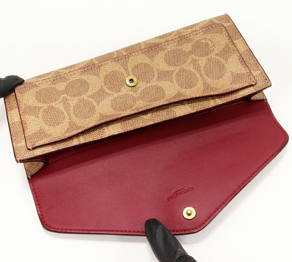 Coach Coach COACH Wyn Soft Wallet Long Wallet Leather Long Wallet C2327 DUTY FREE for USA Size ONE SIZE - 3 Thumbnail