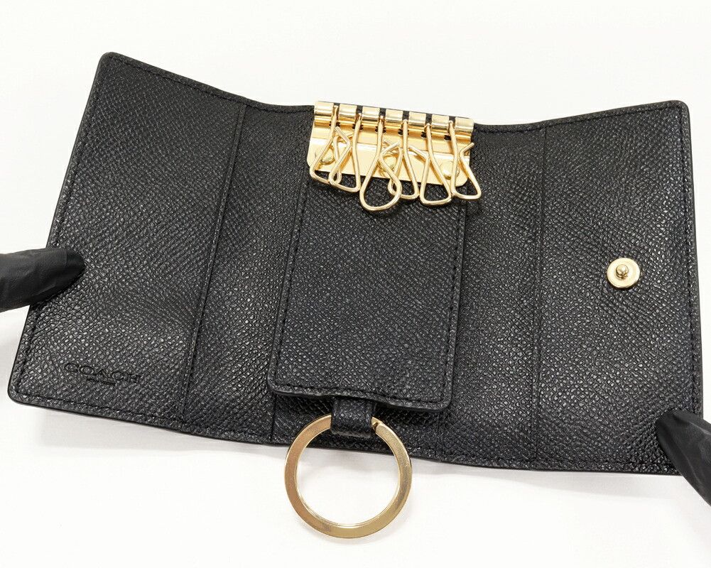 Coach Coach COACH Calf Leather Key Case Leather Key case 58359 DUTY FREE for USA Size ONE SIZE - 4 Thumbnail
