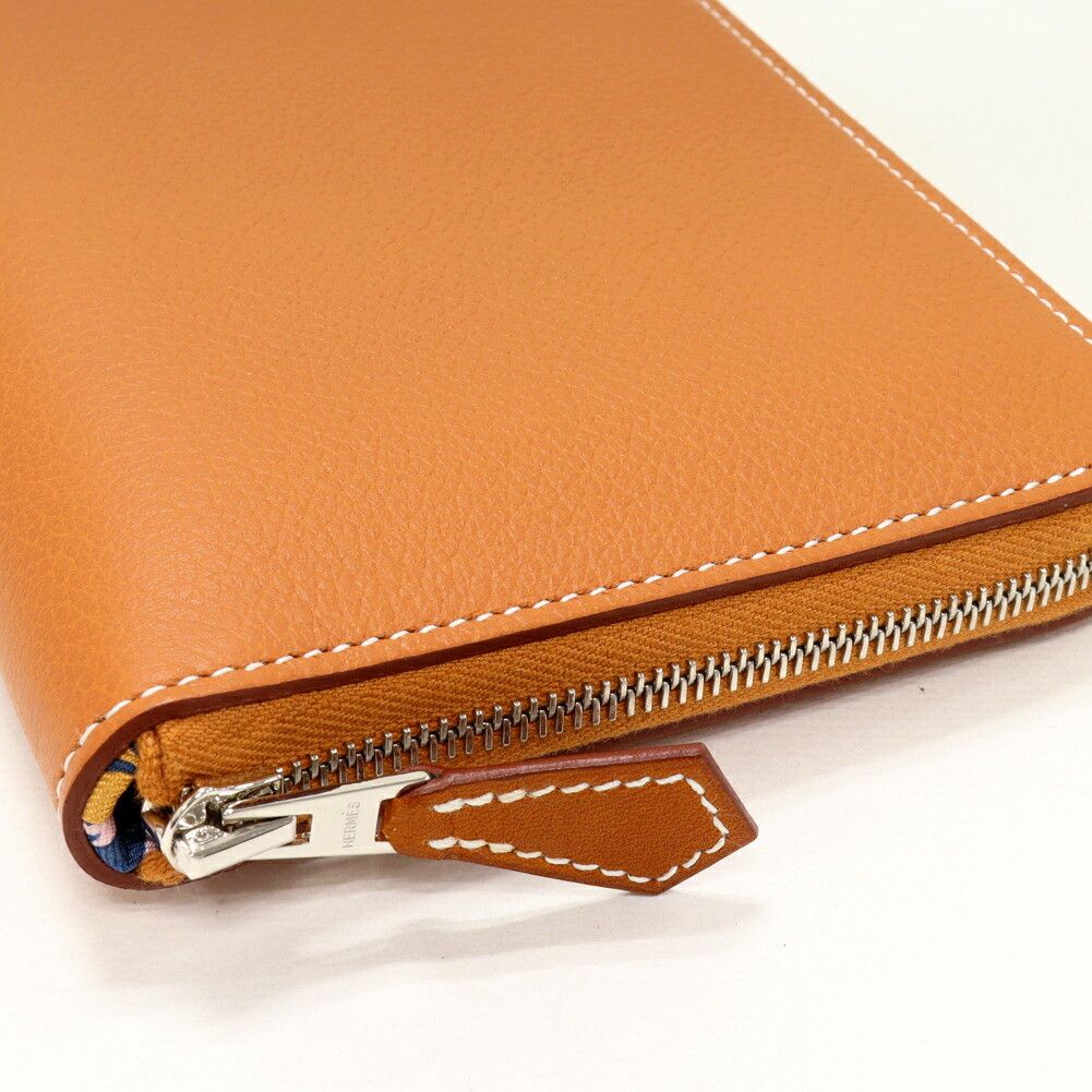 Hermes Hermes Hermes Azap Long SilkIn Evercolor Wallet Leather Long Wallet W DUTY FREE for USA Size ONE SIZE - 6 Thumbnail
