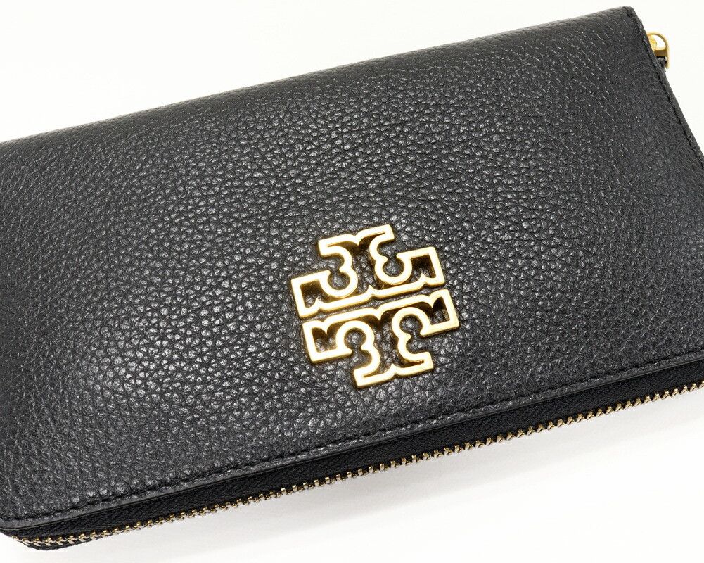 Tory Burch Tory Burch Tory Burch Britten Calf Leather Long Wallet Leather Long Wallet 86057 1121 DUTY FREE for USA Size ONE SIZE - 5 Thumbnail