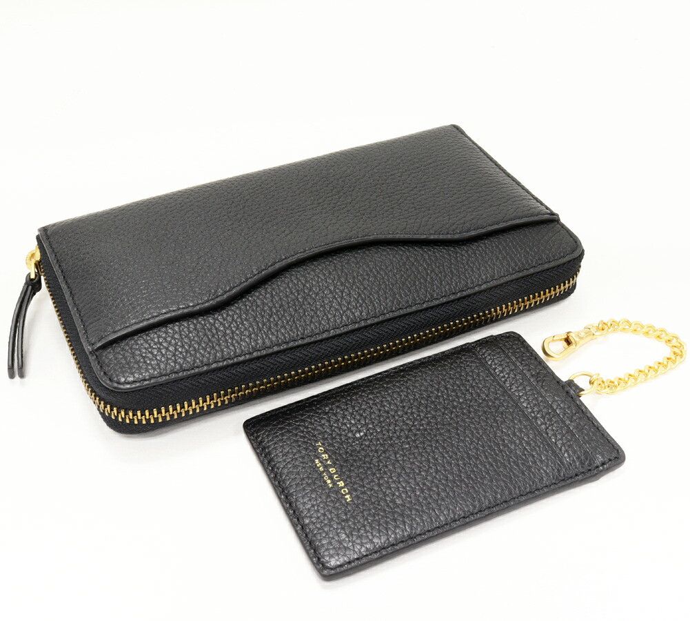 Tory Burch Tory Burch Tory Burch Britten Calf Leather Long Wallet Leather Long Wallet 86057 1121 DUTY FREE for USA Size ONE SIZE - 2 Thumbnail