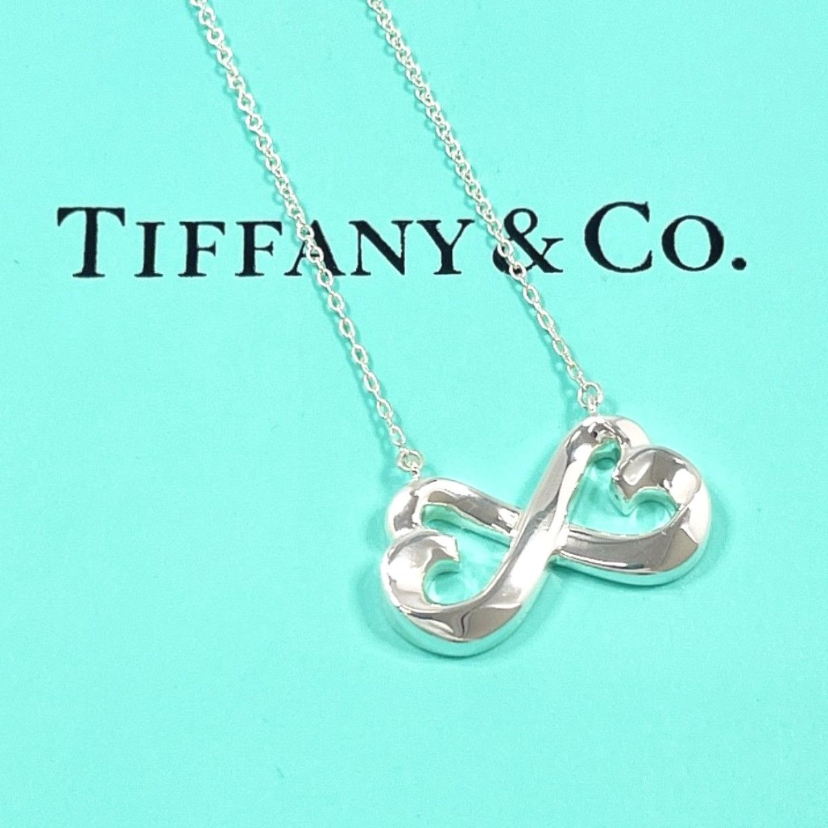 Tiffany & Co. Tiffany & Co. Tiffany & Co. Double Loving Heart Paloma Picasso Silver Necklace Precious Metal Necklace DUTY FREE for USA Size ONE SIZE - 2 Thumbnail