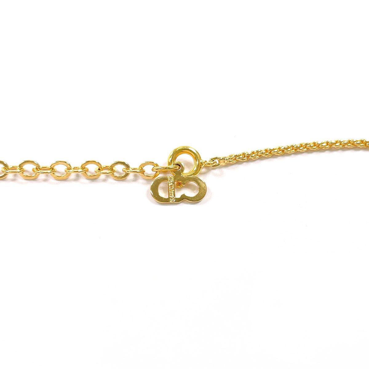 Dior Dior Christian Dior Heart Logo Rhinestone Necklace Metal Necklace DUTY FREE for USA Size ONE SIZE - 5 Thumbnail