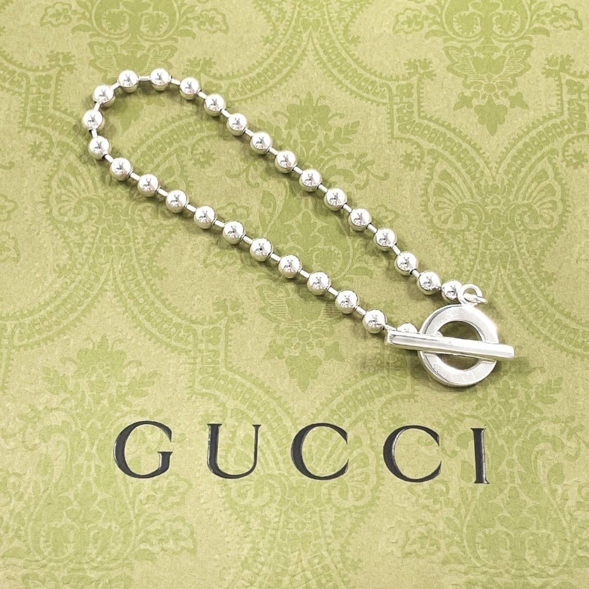 Gucci Gucci Gucci Sterling Silver Ball Chain Bracelet Precious Metal Bracelet DUTY FREE for USA Size ONE SIZE - 2 Thumbnail