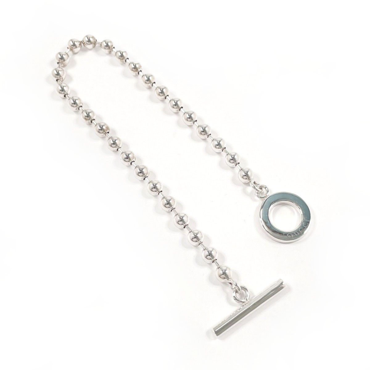 Gucci Gucci Gucci Sterling Silver Ball Chain Bracelet Precious Metal Bracelet DUTY FREE for USA Size ONE SIZE - 4 Thumbnail