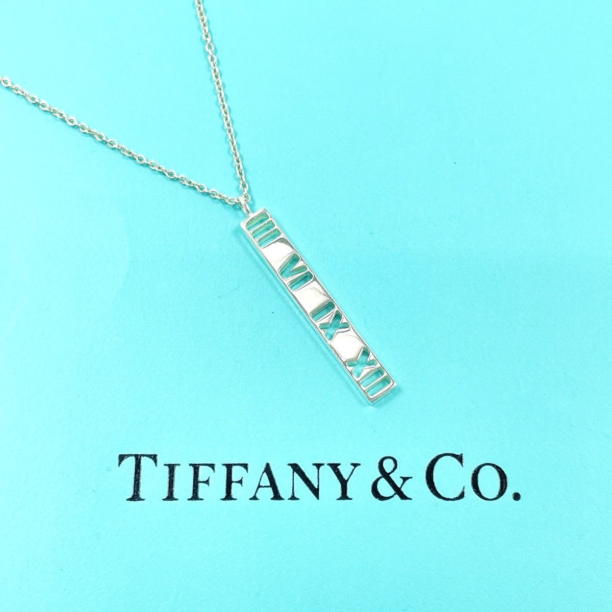 Tiffany & Co. Tiffany & Co. Tiffany & Co. Atlas Bar Silver Necklace Precious Metal Necklace DUTY FREE for USA Size ONE SIZE - 2 Thumbnail