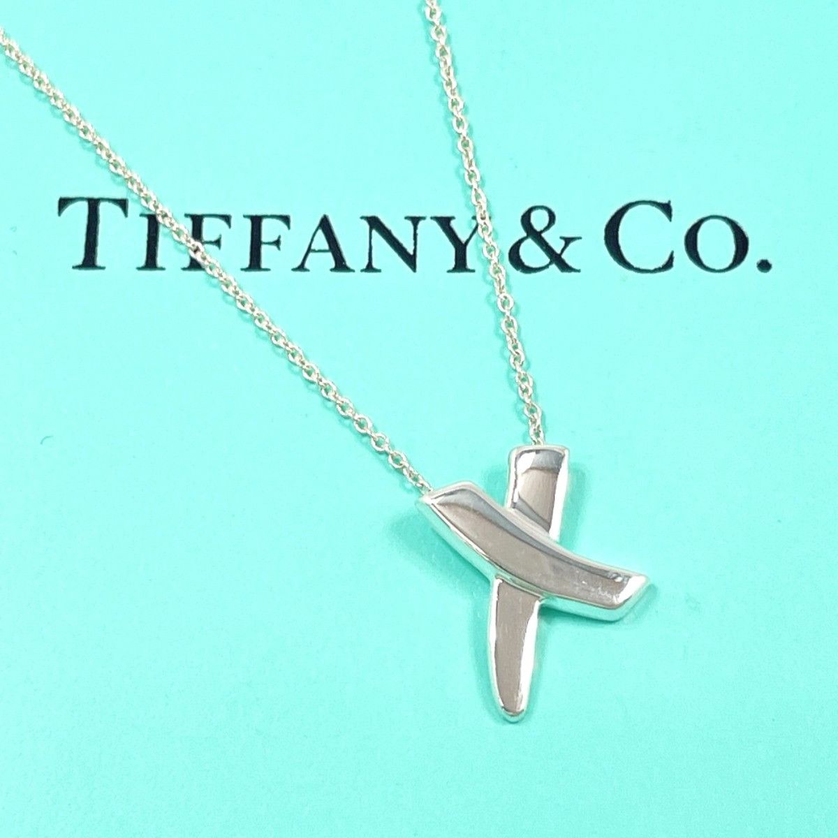 Tiffany & Co. Tiffany & Co. Tiffany & Co. Paloma Picasso Graffiti X Kiss Silver Necklace Precious Metal Necklace DUTY FREE for USA Size ONE SIZE - 2 Thumbnail