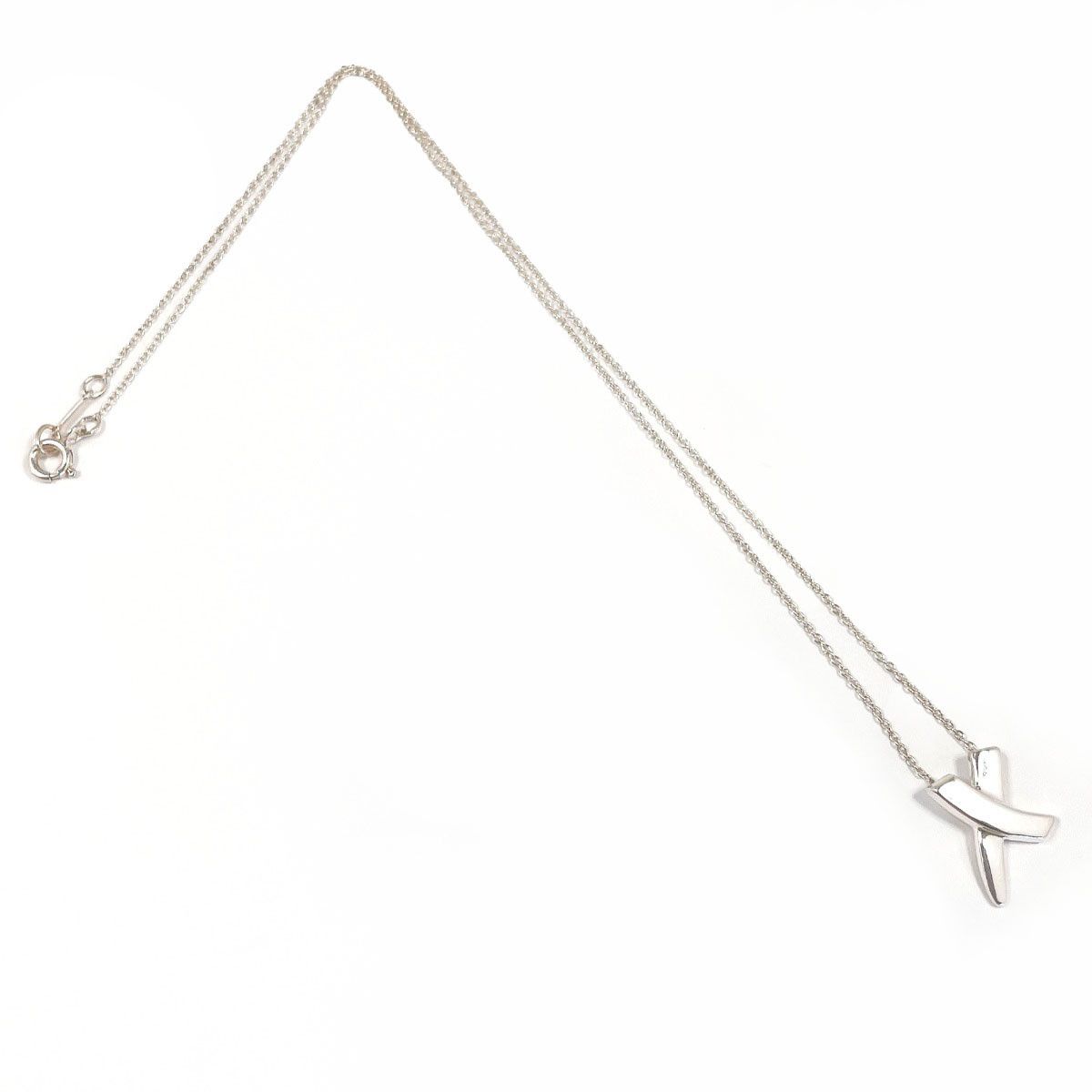 Tiffany & Co. Tiffany & Co. Tiffany & Co. Paloma Picasso Graffiti X Kiss Silver Necklace Precious Metal Necklace DUTY FREE for USA Size ONE SIZE - 4 Thumbnail