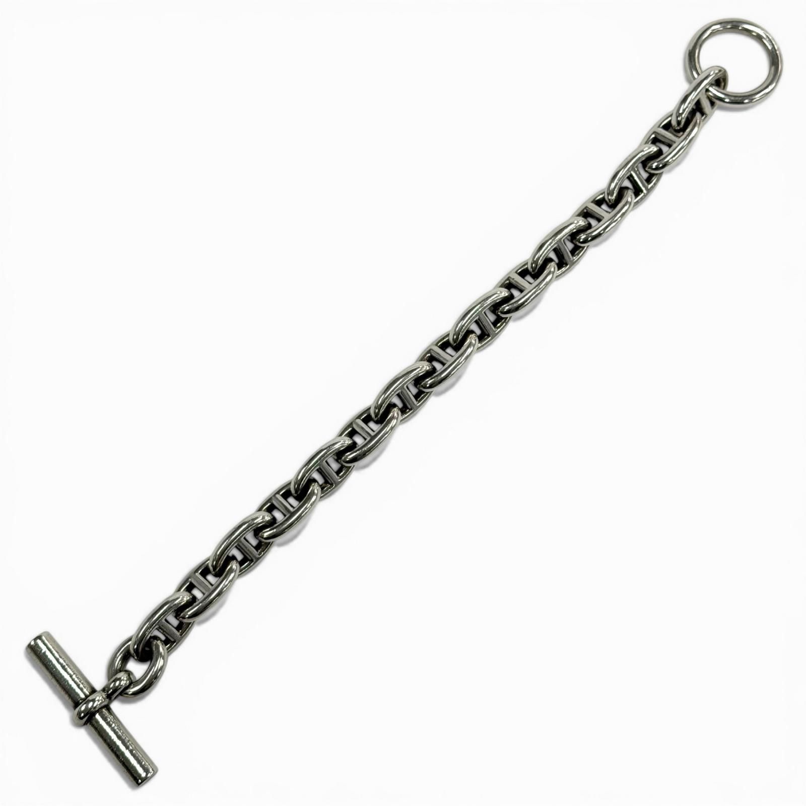 Hermes Hermes Hermes Chaine d’Ancre MM Silver Bracelet Precious Metal Bracelet DUTY FREE for USA Size ONE SIZE - 3 Thumbnail