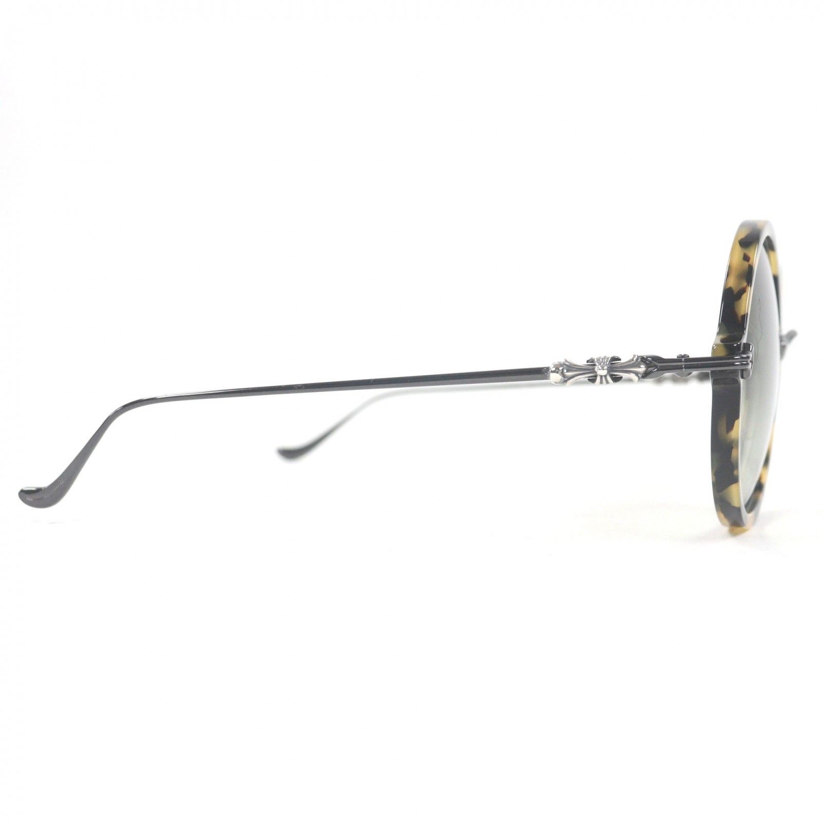 Chrome Hearts Chrome Hearts Chrome Hearts MOIST CH Cross Round Frame Sunglasses Precious Metal Sunglasses DUTY FREE for USA Size ONE SIZE - 6 Thumbnail