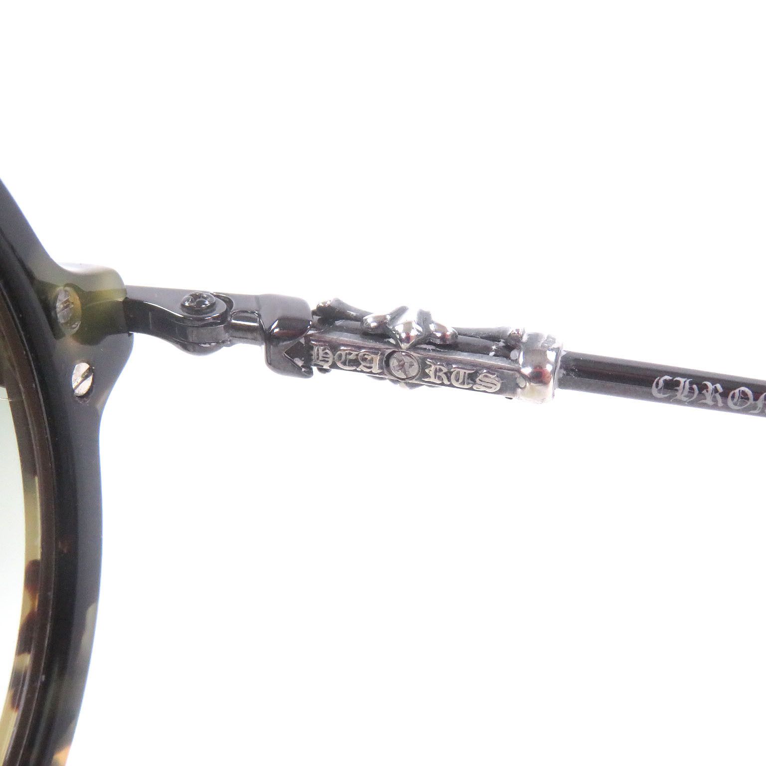Chrome Hearts Chrome Hearts Chrome Hearts MOIST CH Cross Round Frame Sunglasses Precious Metal Sunglasses DUTY FREE for USA Size ONE SIZE - 9 Thumbnail