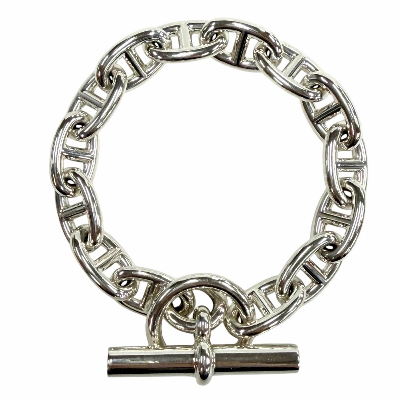 Hermes Hermes Hermes Chaine d’Ancre AG925 Bracelet Precious Metal Bracelet DUTY FREE for USA Size ONE SIZE - 3 Thumbnail