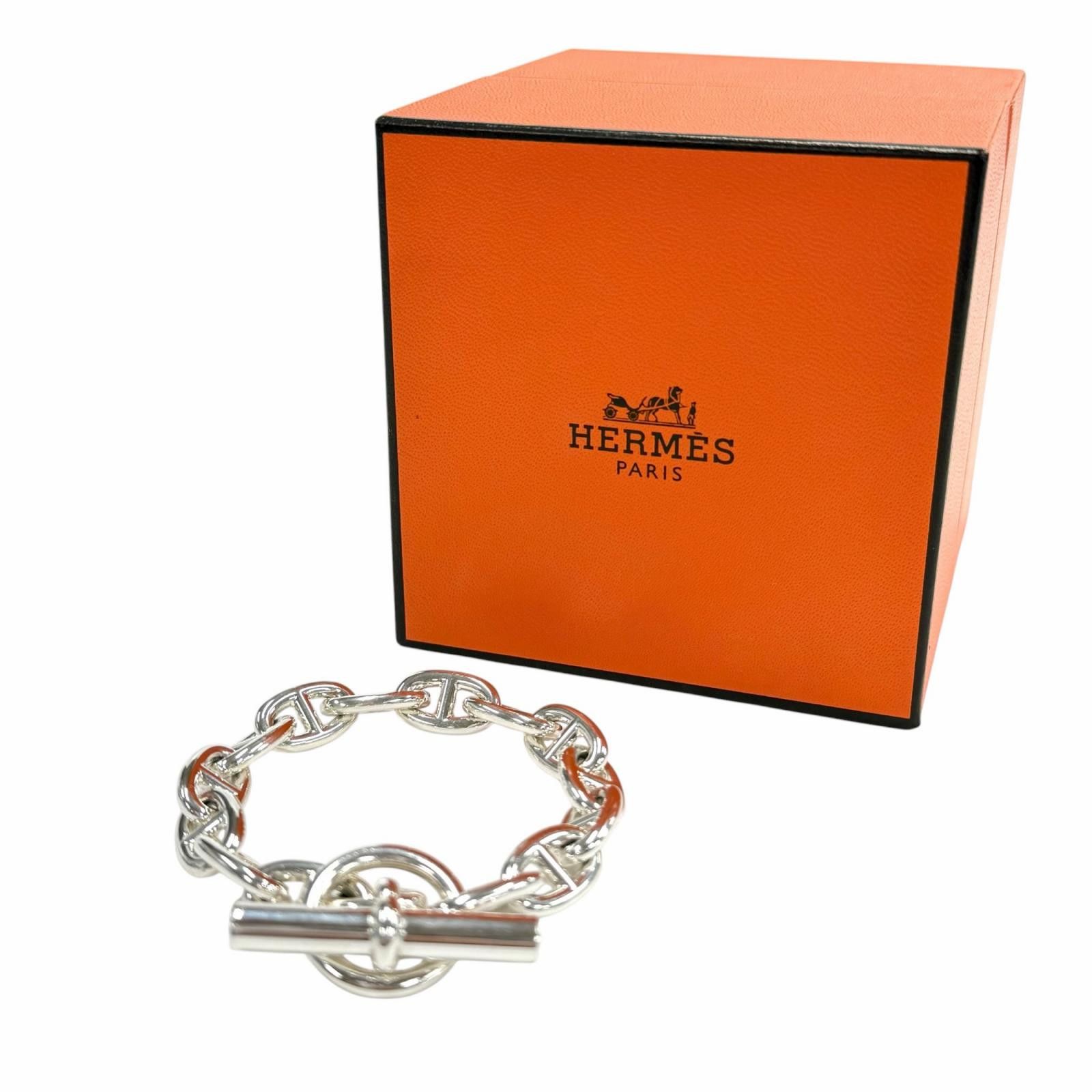 Hermes Hermes Hermes Chaine d’Ancre AG925 Bracelet Precious Metal Bracelet DUTY FREE for USA Size ONE SIZE - 2 Thumbnail