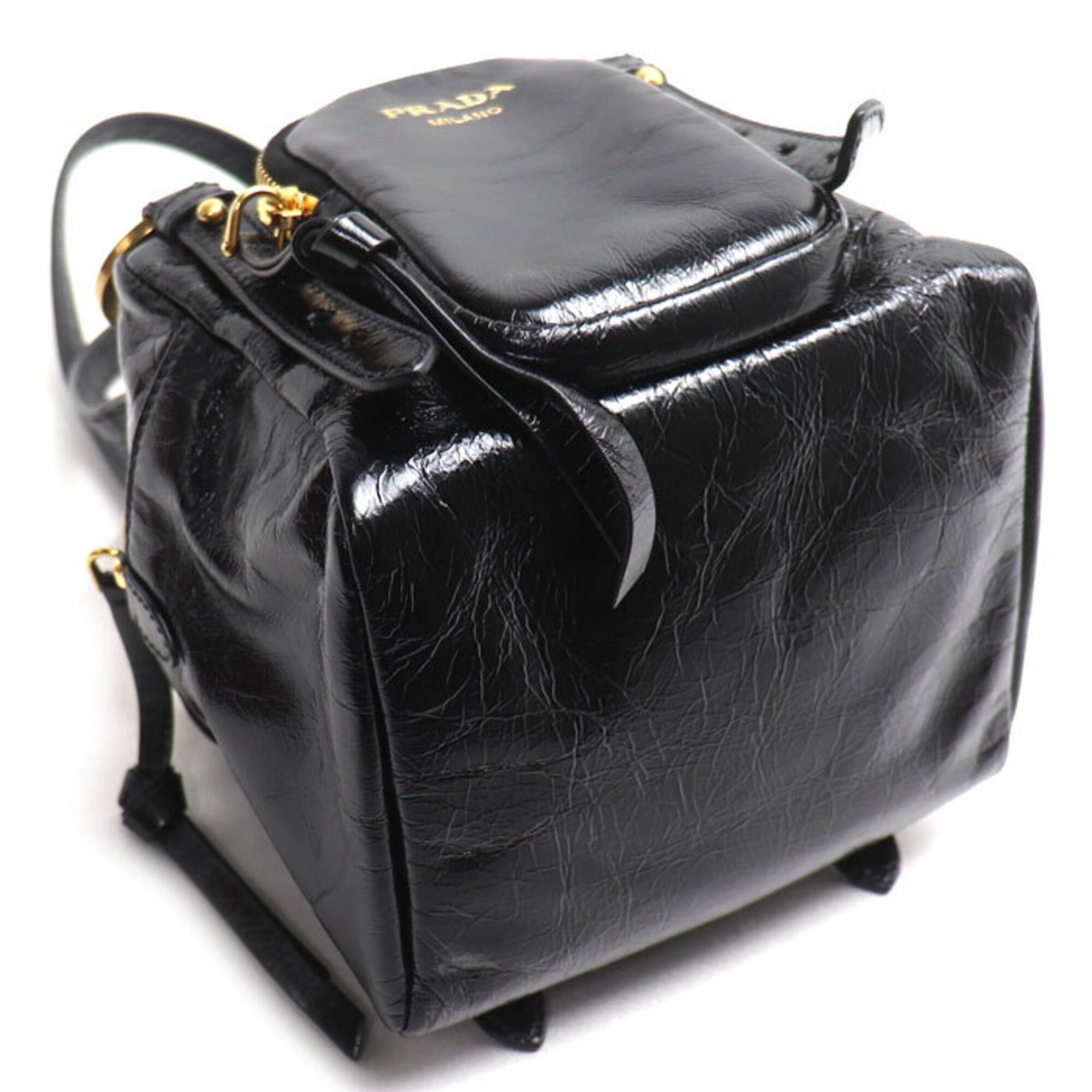 Prada PRADA Dangle Handbag, Black, 1BB137 2CYR F0002, Women's Size ONE SIZE - 3 Thumbnail
