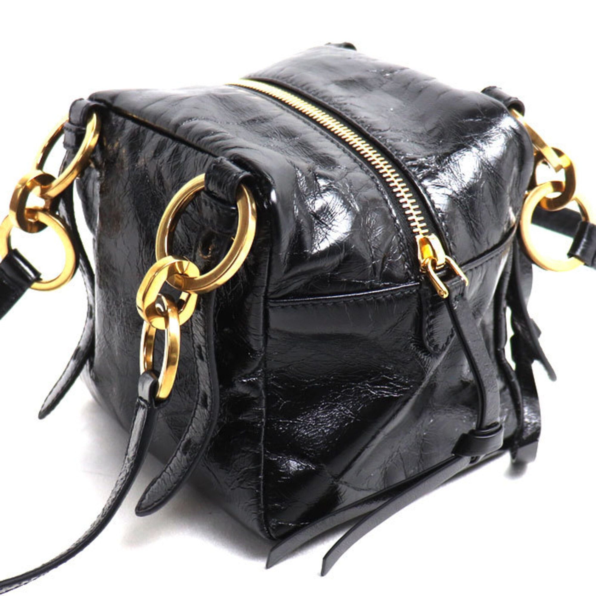 Prada PRADA Dangle Handbag, Black, 1BB137 2CYR F0002, Women's Size ONE SIZE - 2 Thumbnail