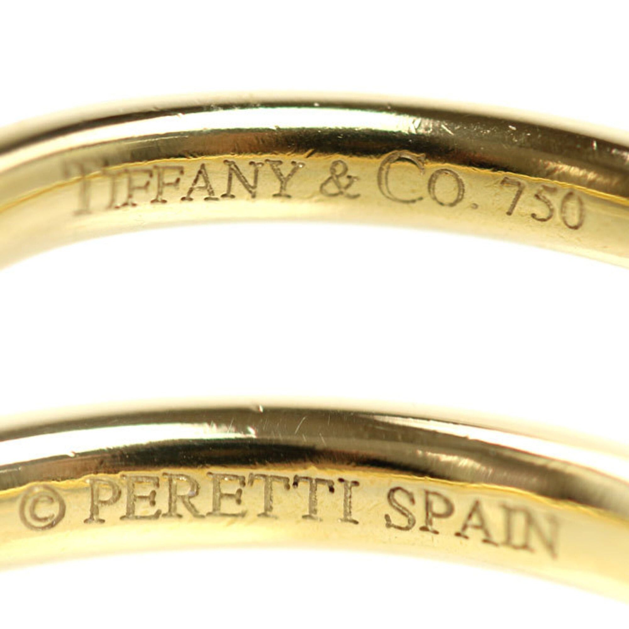 Tiffany & Co. TIFFANY&Co. Tiffany & Co. 18K Yellow Gold Curved Band Ring with Diamonds, 2.7g, Women's Size ONE SIZE - 5 Thumbnail