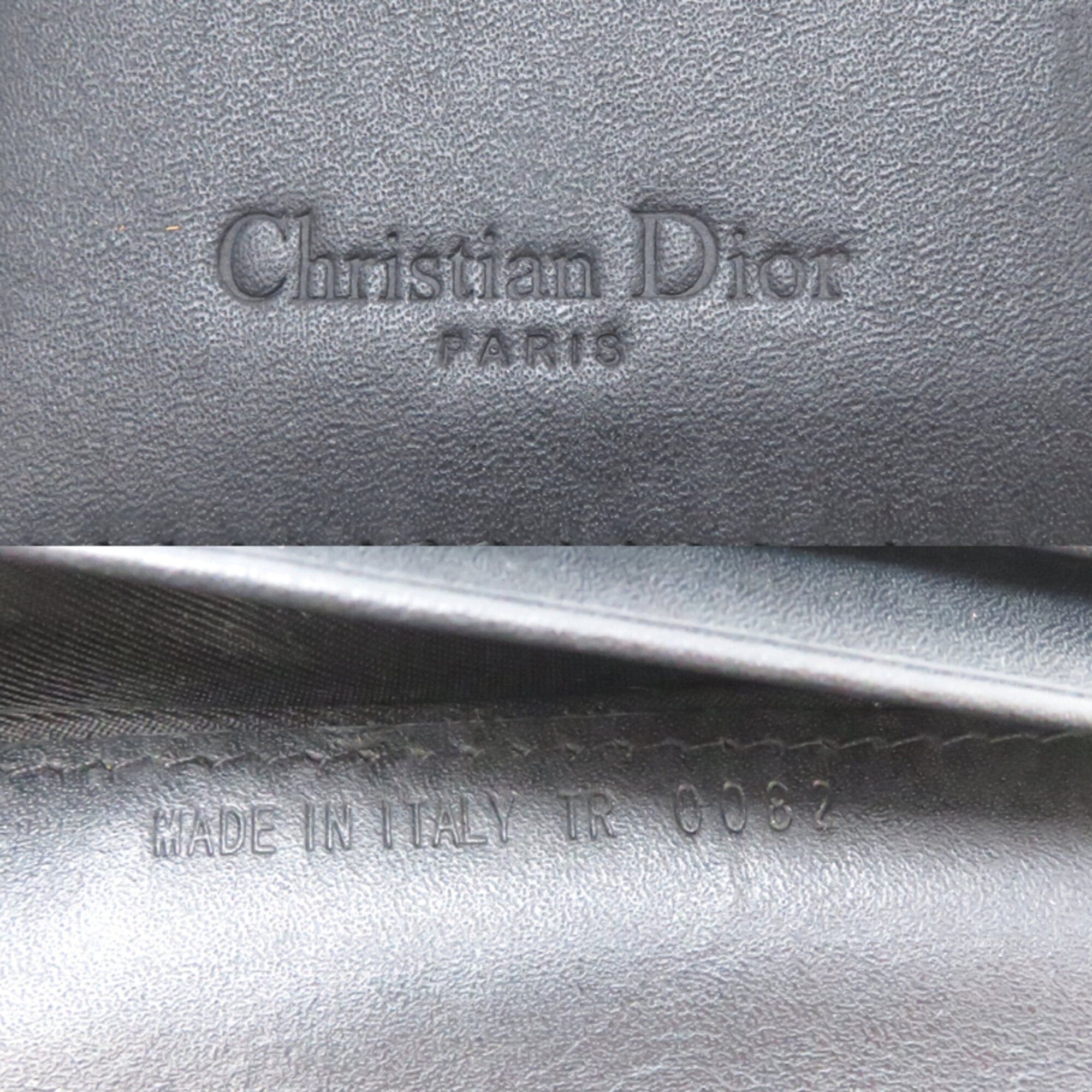 Dior Christian Dior Trotter Wallet, Women's Tri-fold Jacquard, Blue Size ONE SIZE - 8 Thumbnail