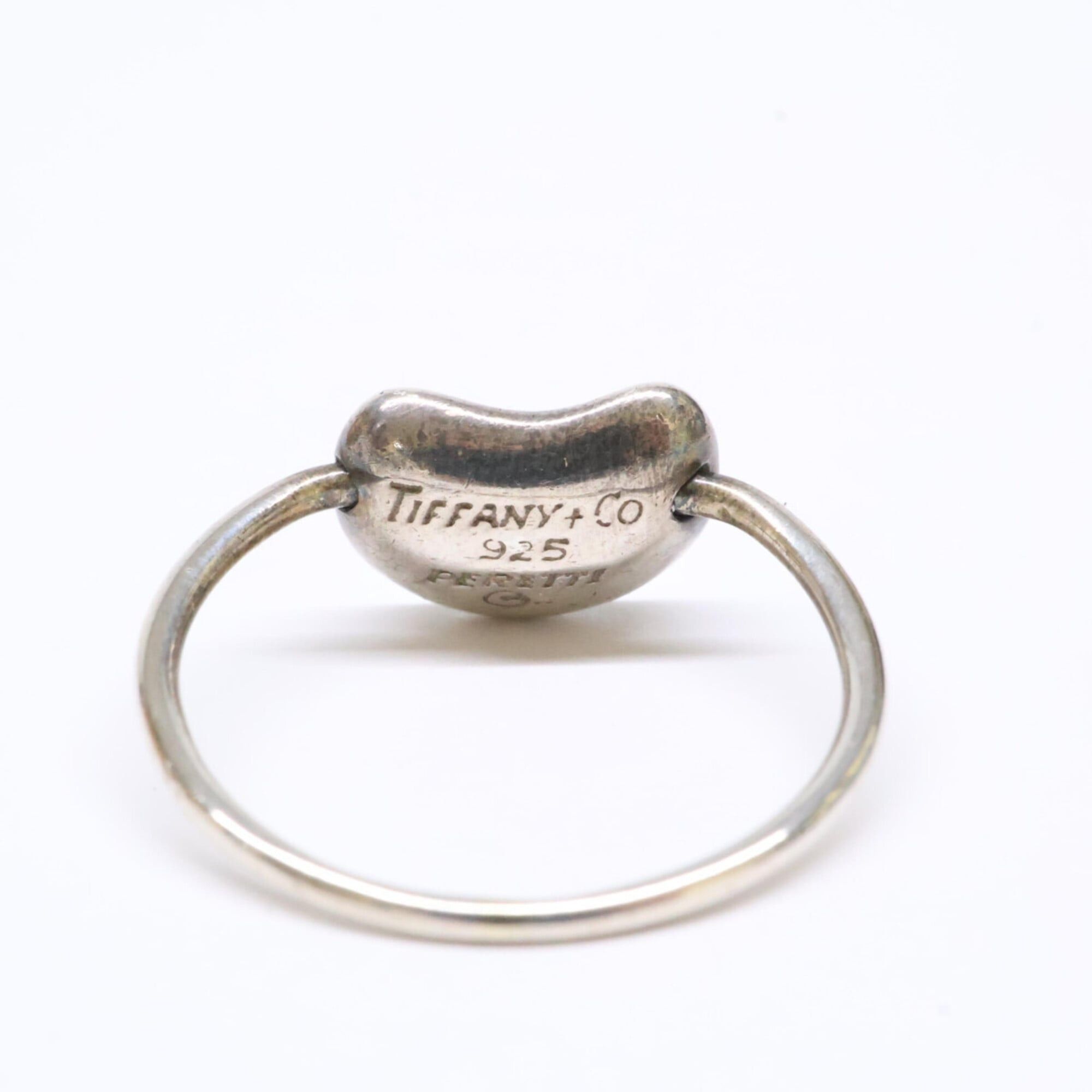 Tiffany & Co. TIFFANY&Co. Tiffany 925 Bean Ring, Silver, Women's Ring Size ONE SIZE - 6 Thumbnail