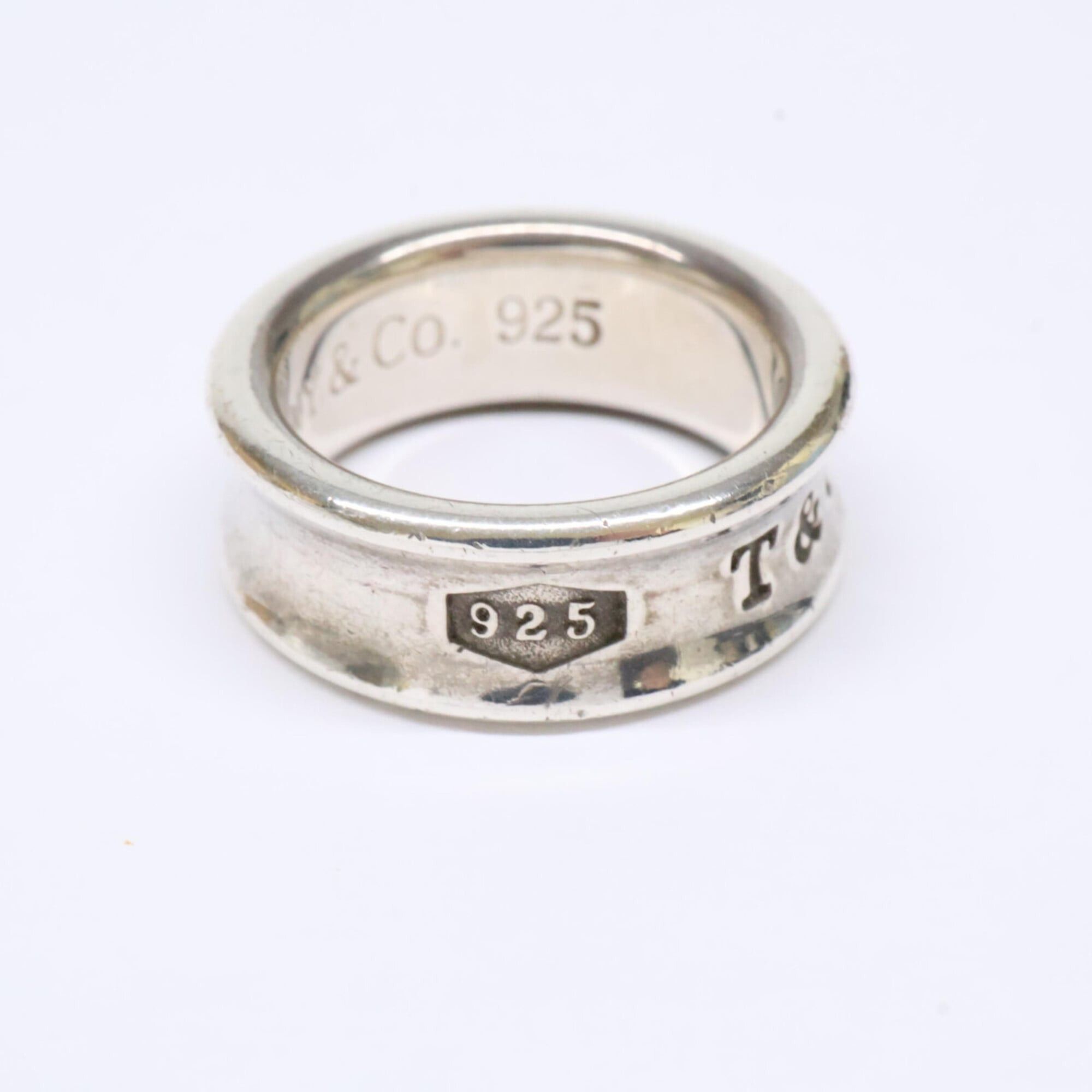 Tiffany & Co. TIFFANY&Co. Tiffany 1837 925 Medium Ring, Silver, Women's Size ONE SIZE - 4 Thumbnail