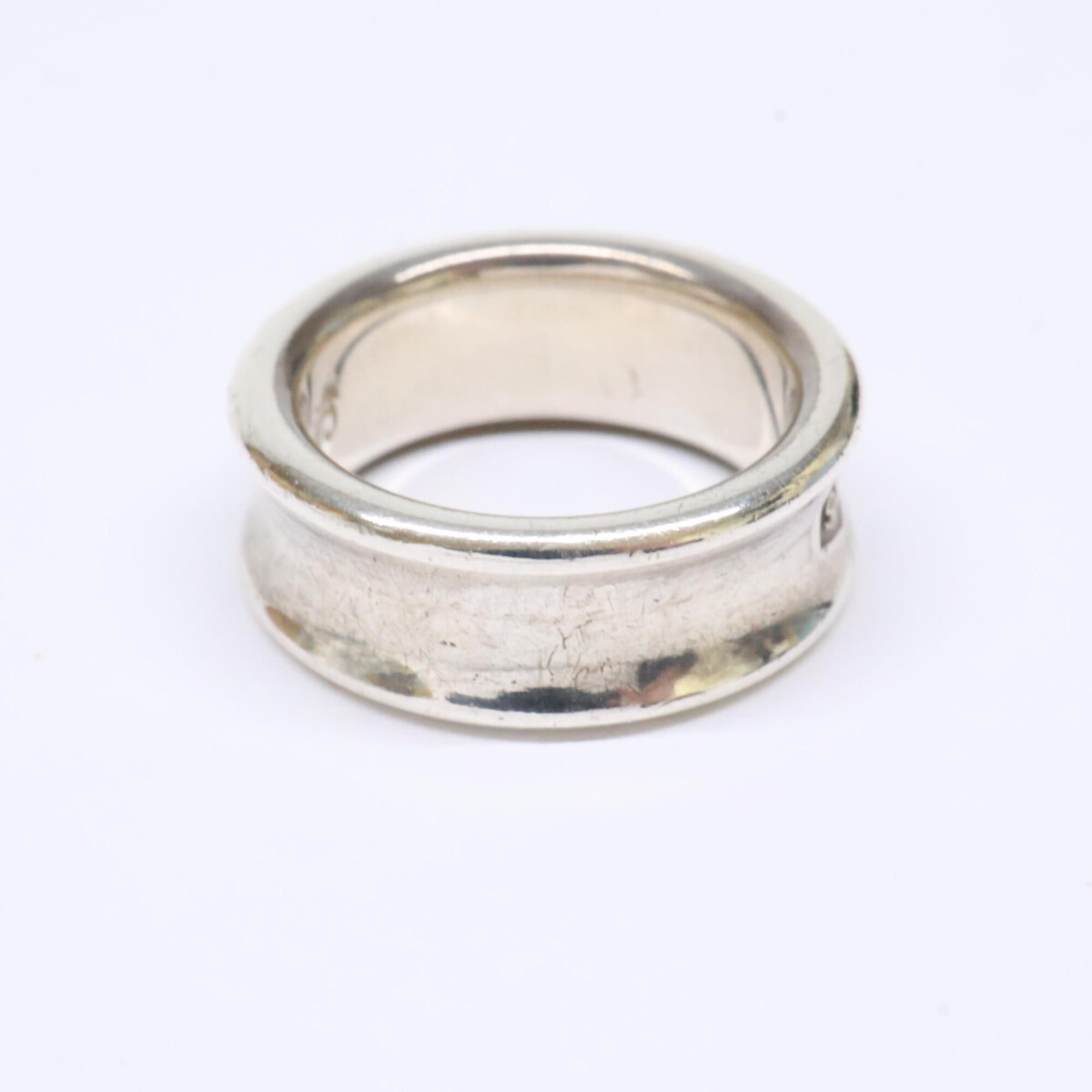 Tiffany & Co. TIFFANY&Co. Tiffany 1837 925 Medium Ring, Silver, Women's Size ONE SIZE - 3 Thumbnail