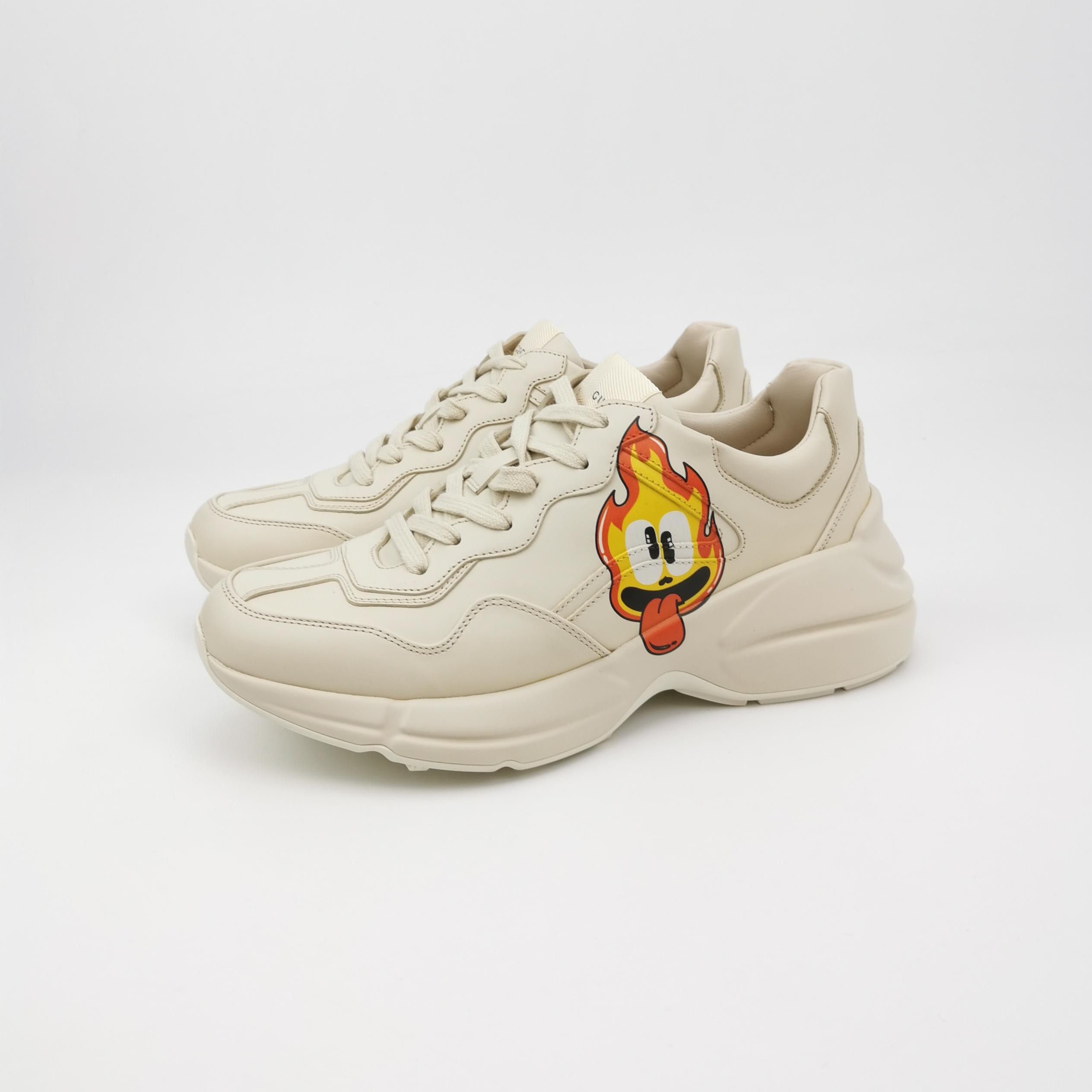 Gucci Gucci Graffiti Logo Rhyton Sneakers 40 Size US 7 / EU 40 - 3 Thumbnail