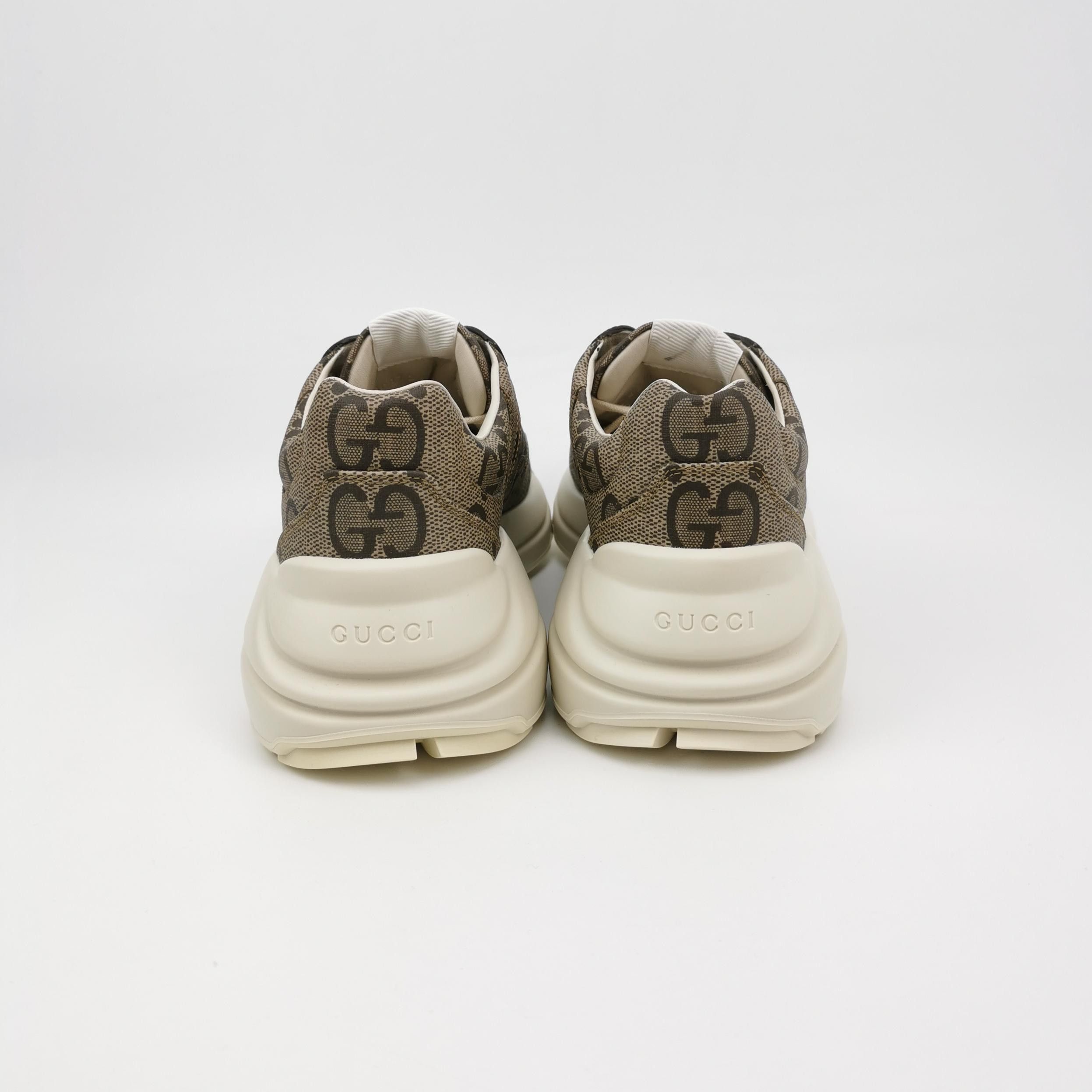 Gucci Gucci Monogram GG Rhyton Sneakers Size 40 Size US 7 / EU 40 - 5 Thumbnail