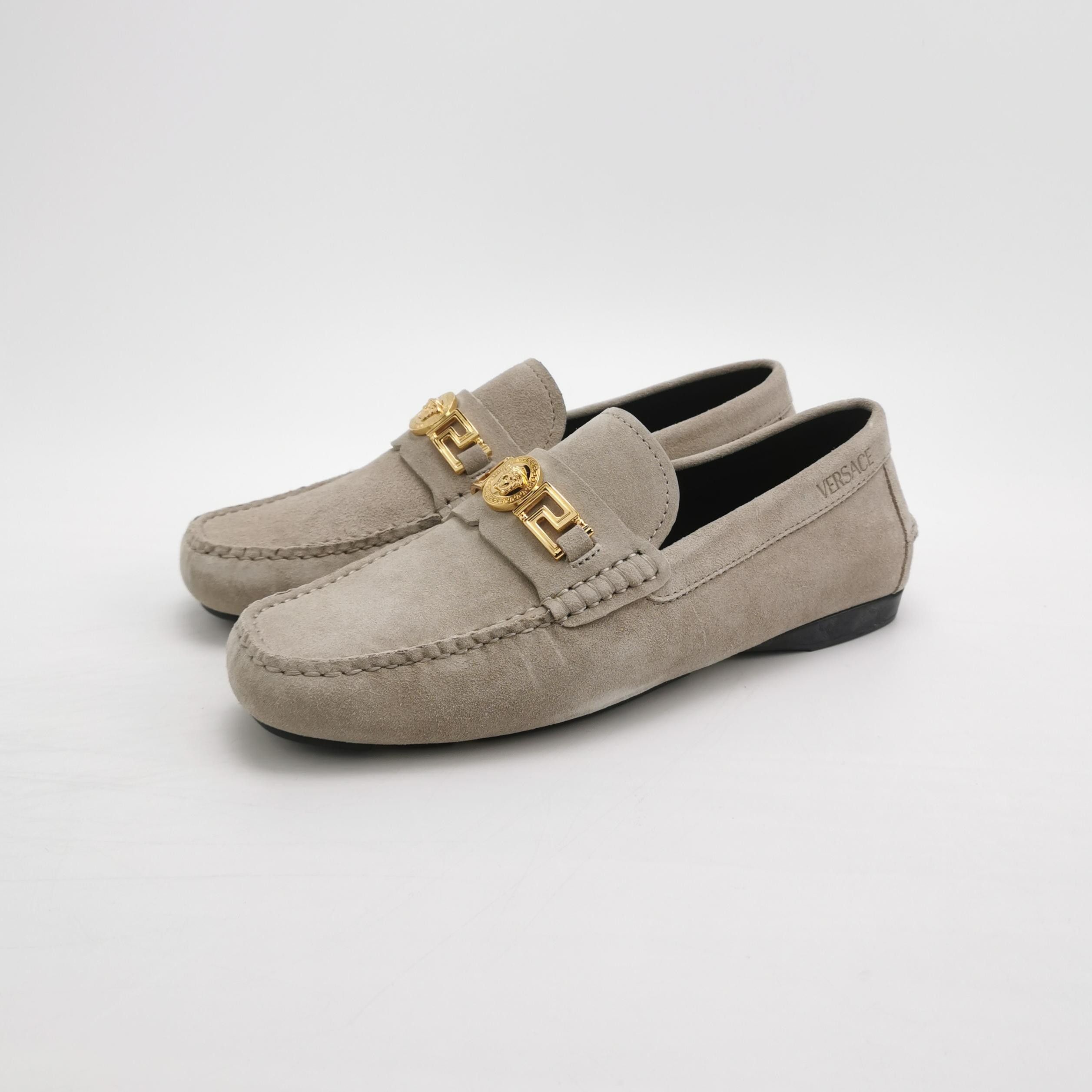Versace Versace Suede Medusa Slip Ons 41 Size US 8 / EU 41 - 3 Thumbnail